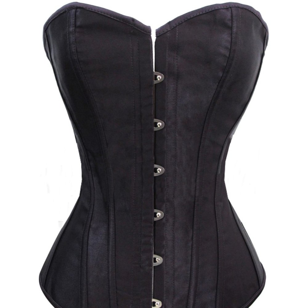 Chicastic Sexy Satin Strong Boned Bustier Corset
